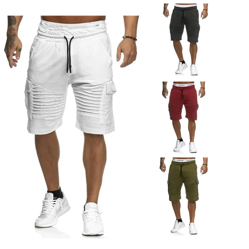 Summer tommi splice letter Casual cool Shorts Gyms Fitness sportswear Bottoms Male Running training Quick dry Beach Short Pants