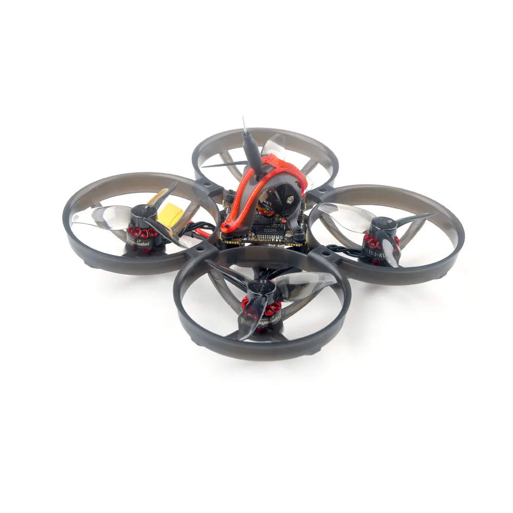 Фото Комплект рамы для микро-дрона HappyModel Mobula8 1-2S 85 мм Micro FPV Whoop с полетным контроллером X12 AIO, видеопередатчиком OPENVTX 400 мВт, приемником ELRS/FR-SLY и камерой Caddx 1200TVL EX1103 №5