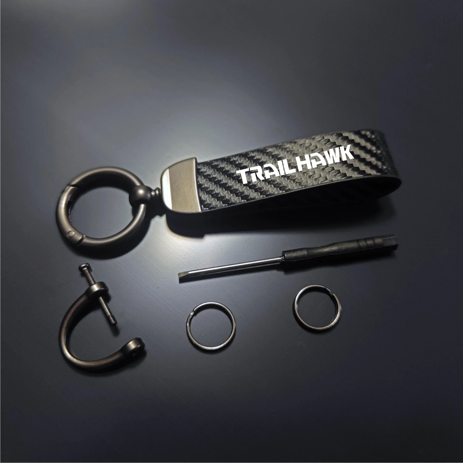 1 шт. брелок для ключей автомобиля из углеродного волокна и кожи Rubicon Patriot Renegade Compass