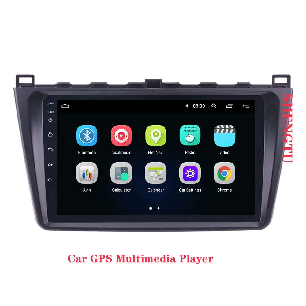 Автомагнитола на Android 10/9/11 мультимедийный плеер для Mazda 6 GH 2007-2012 Авторадио с