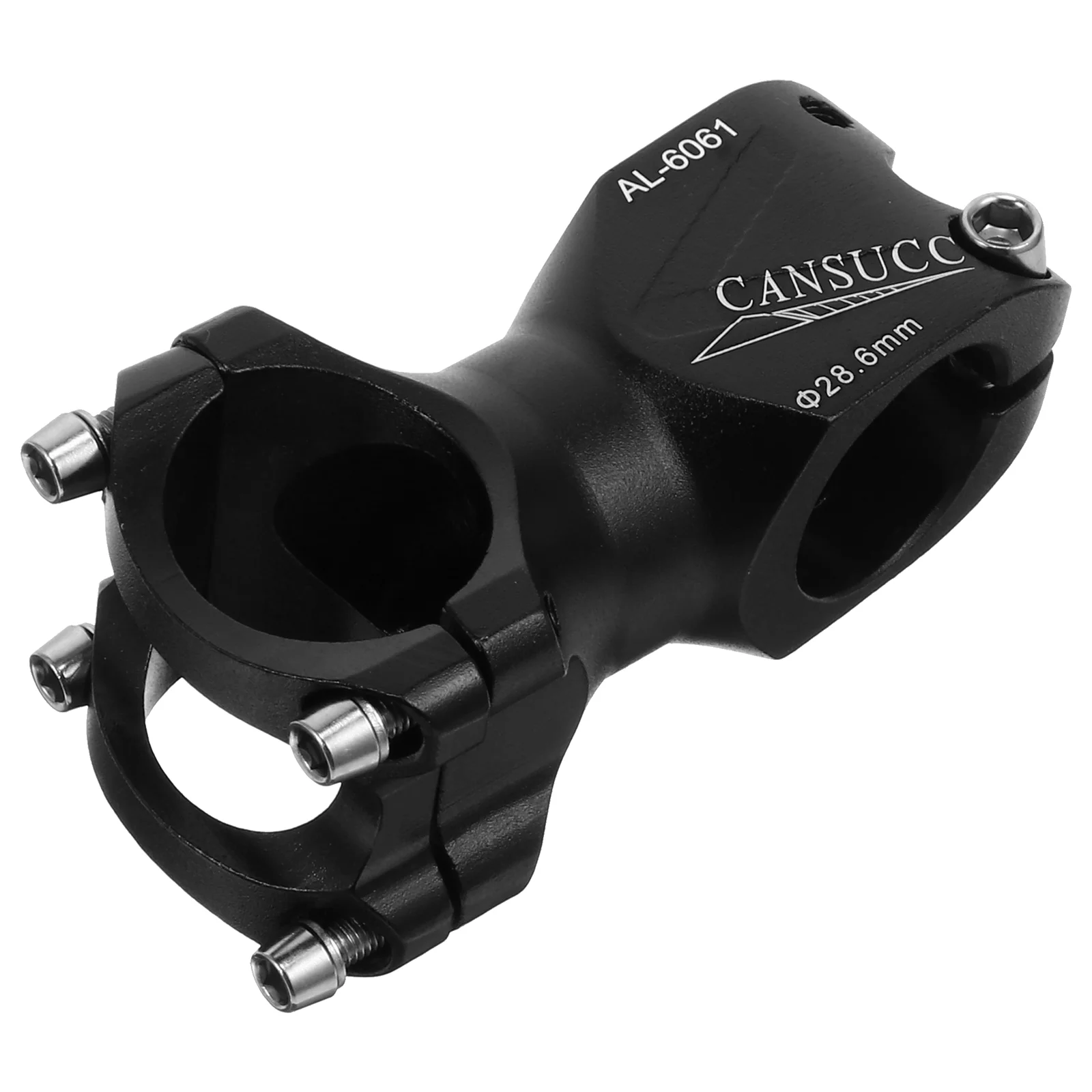 

1Pc Mountain Bike Handlebar Stem Handlebar Riser Front Fork Stem (Black)