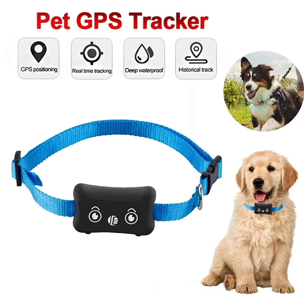 

Precise Locator Waterproof Smart MiNi Collar Pet Tracking Anti-Lost GPS Tracker For Dog Cat AGPS LBS SMS Positioning Fence Alarm