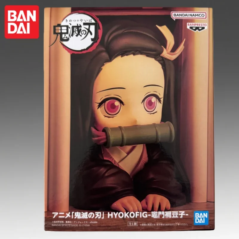 Фото В наличии: Оригинальная фигурка Bandai Banpresto Hyokofig Demon Slayer Камадо Нэзуко, новая, в коробке, коллекционная модель, игрушка для гаража. №1
