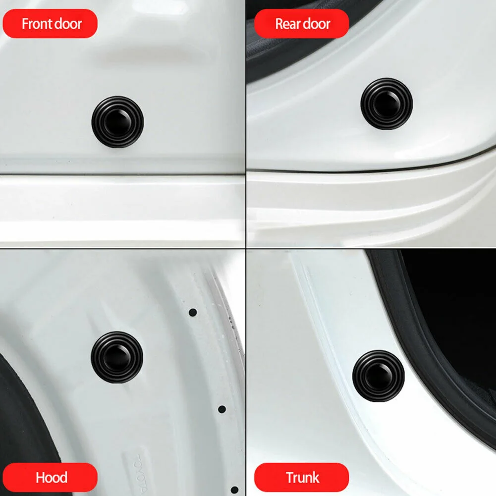 

10PCS Car Door Anti-Collision Gasket Sound Insulation Pad And Shock-Absorbing Door Sticker Auto Soundproof Crash Pad