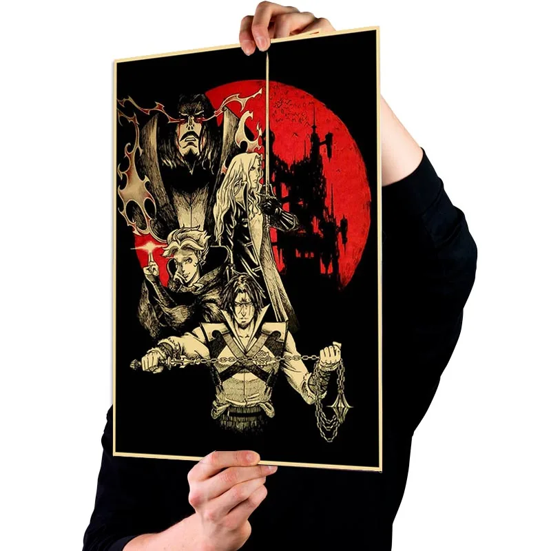 Аниме Castlevania Ретро плакат крафт-бумага бумажные игровые плакаты картина наклейки