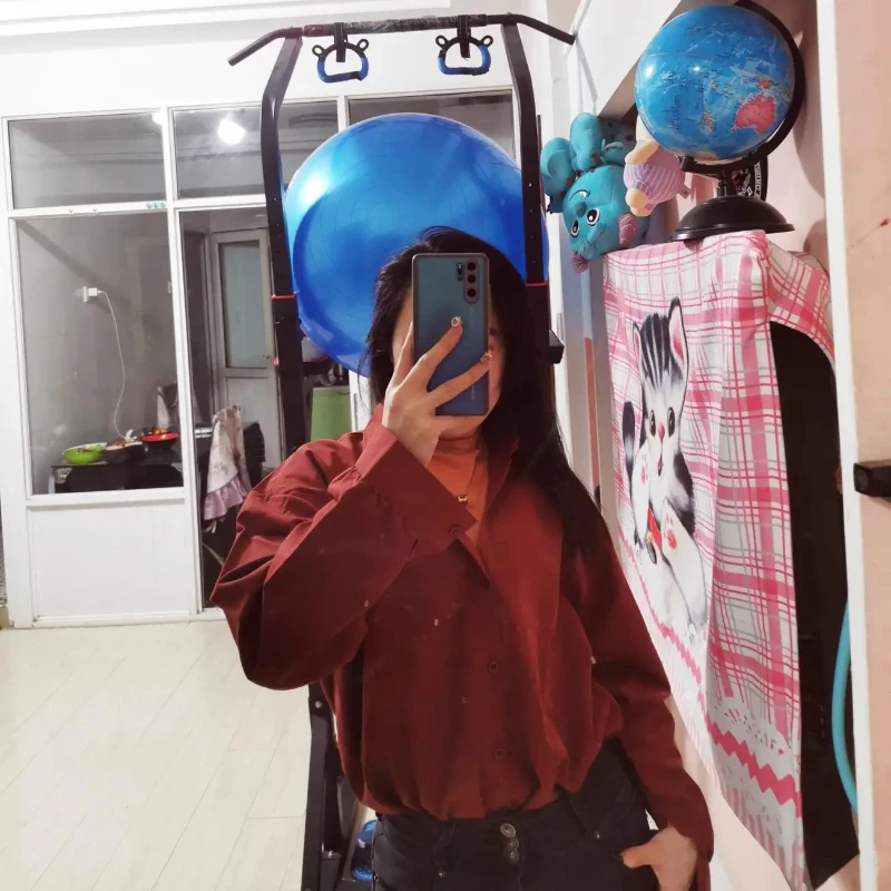 Красные повседневные рубашки женская свободная летняя верхняя одежда новая