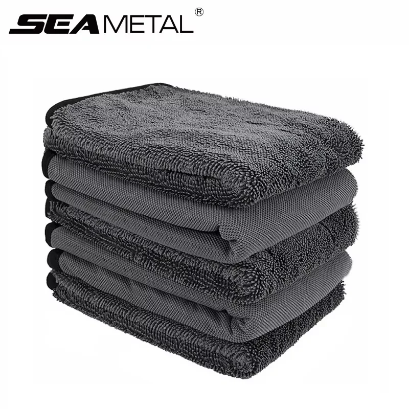 

Microfiber 600GSM Towels Car Washing Towel Cleaning Towels Ultra-Absorbent Drying Cloth for Car Detailing Tools Wash Accessories