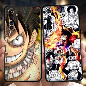 one piece monkey d luffy tpu phone case for oppo a12 a16 a74 a76 find x5 pro a54 a53 a52 a15 reno 6 7 se z a9 2020 pro 5g cover free global shipping