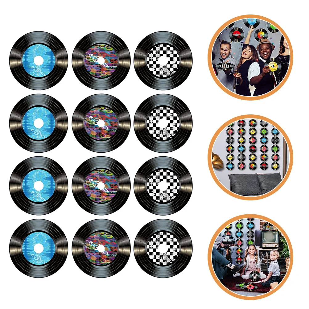 

Record Decor Vinyl Records Wallpaper Room Disc Aesthetic Decoration Home Bar Party Vintagedecorations Decors Ornamentfigurine