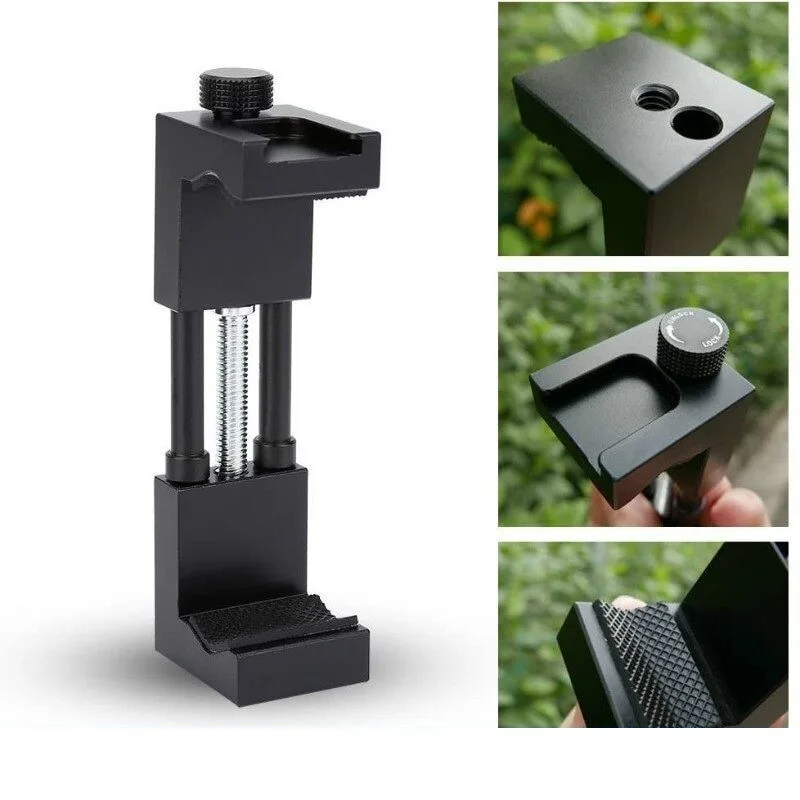 

Универсальный держатель-зажим для смартфона, адаптер для штатива телефона из алюминиевого сплава с креплением холодного башмака