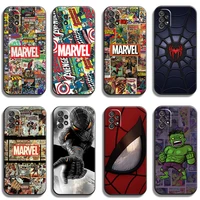 marvel comics logo phone cases for samsung galaxy s22 plus s20 s20 fe s20 lite s20 ultra s21 s21 fe s21 plus ultra coque