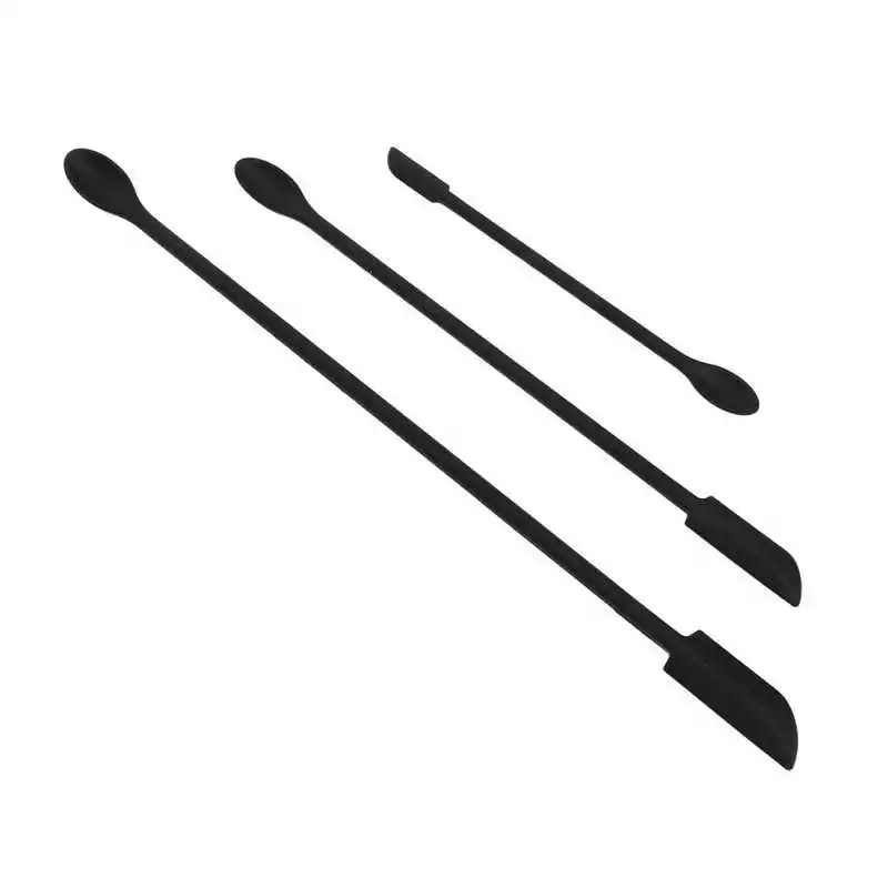 

Mini Silicone Spatula Set Portable Easy To Wash Safe Mini Silicone Scraper Flexible Integrated for Lip Gloss for Home