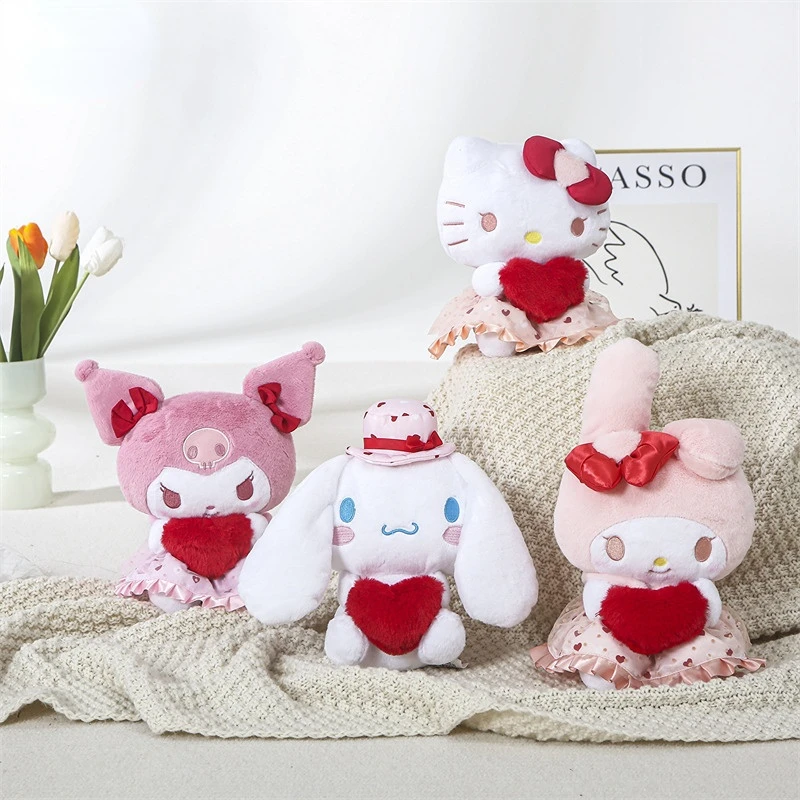 

Sanrio Kawaii Kuromi My Melody Cinnamoroll KT Thumping Plush Doll Home Decoration Children's Birthday Gift Plush Wholesale