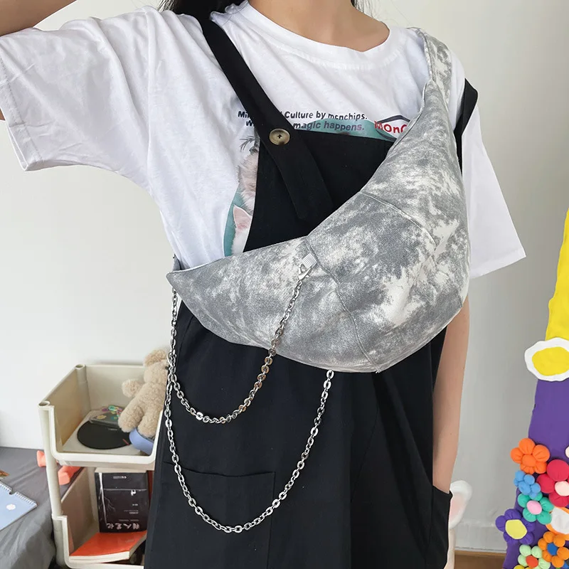 Индивидуальные универсальные нагрудные сумки Y2k в эстетическом стиле модная