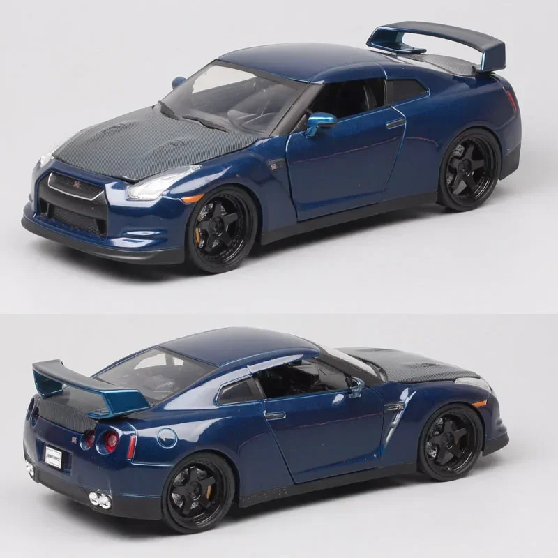 Jada1:24 масштаб Jada 2009 Nissan GT-R R35 GTR Nismo литая металлическая Масса Grand Tourer игрушечная