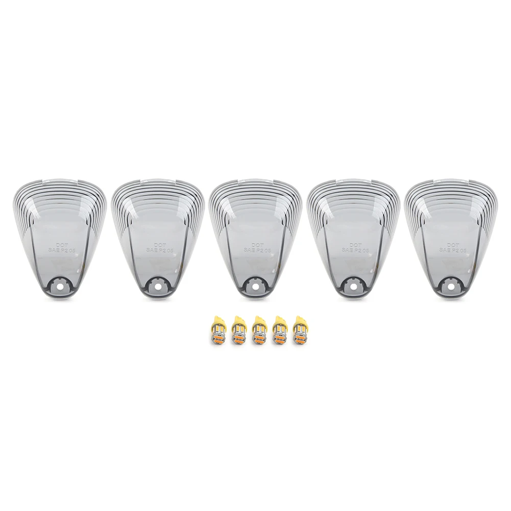 5 шт. крышки габаритных огней на крыше автомобиля линзы для Ford F250 F350 E150 E450 F750 Super Duty