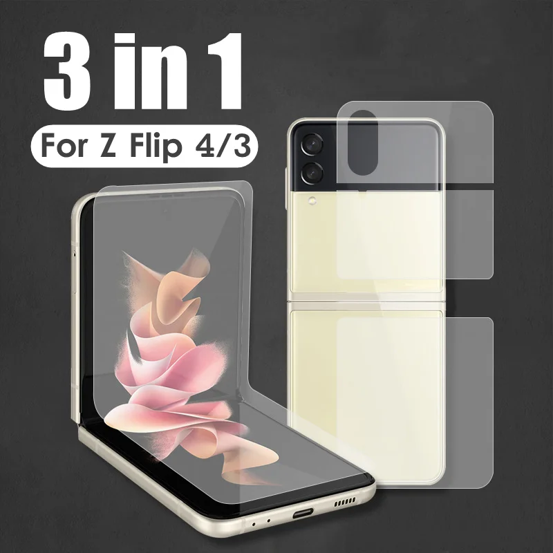 

Гидрогелевая пленка для Samsung Galaxy Z Flip 4 3 ZFlip4 3, защитная пленка для экрана Samsung Z Flip4 Flip3, мягкая HD пленка, новинка 2022