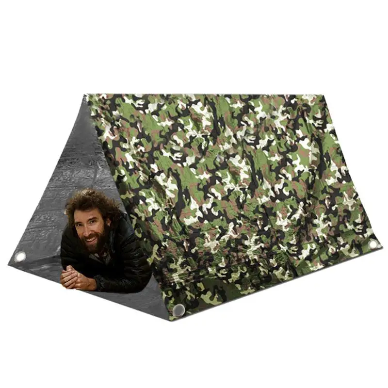 

Экстренная спасательная палатка, экстренная палатка для выживания в экстренных случаях, светоотражающий материал круглый год, компактная ...