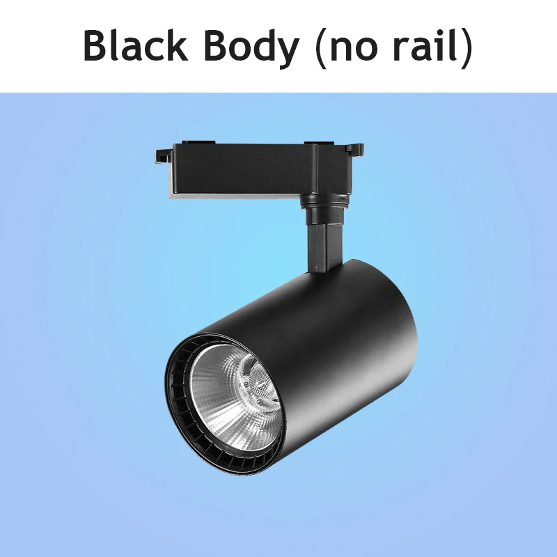 

Светодиодный трековый светильник, точечный рельсовый комплект, светодиодный трековый светильник 12 Вт, 20 Вт, 30 Вт, 40 Вт, рельсовый светильник, потолочный прожектор для кухни, магазина, гостиной, дома