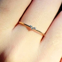 delysia king women very slender inlaid diamond rings trendy heart engagement ring