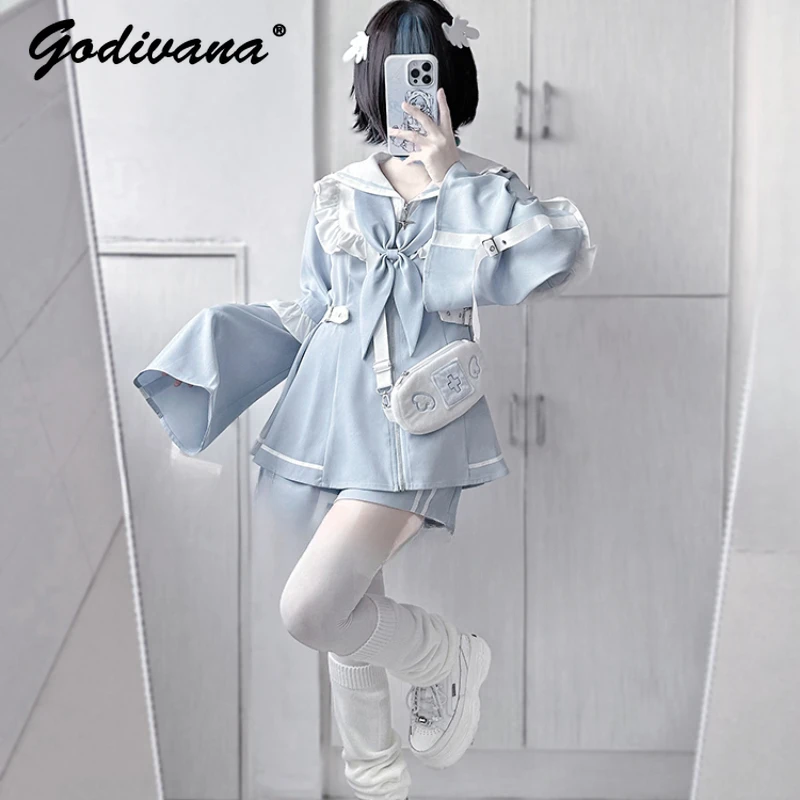 Женское кружевное платье и шорты Japanese Mine Medical Series весеннее свободное разных