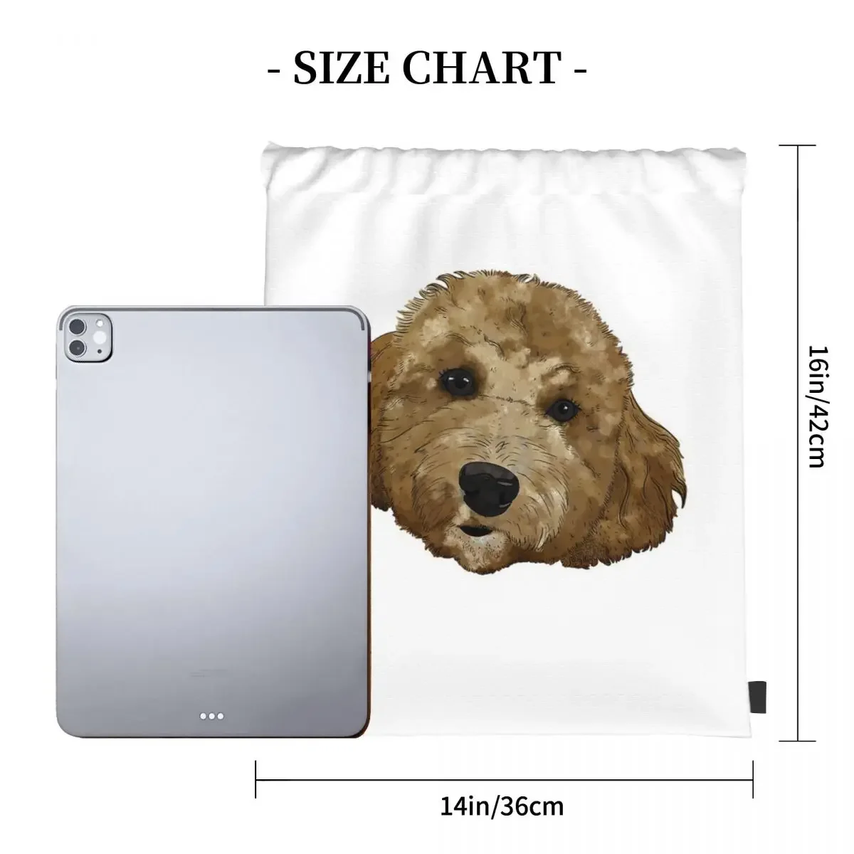 Рюкзаки Golden Doodle Pretzel портативные сумки на шнурке карманные спортивные для книг