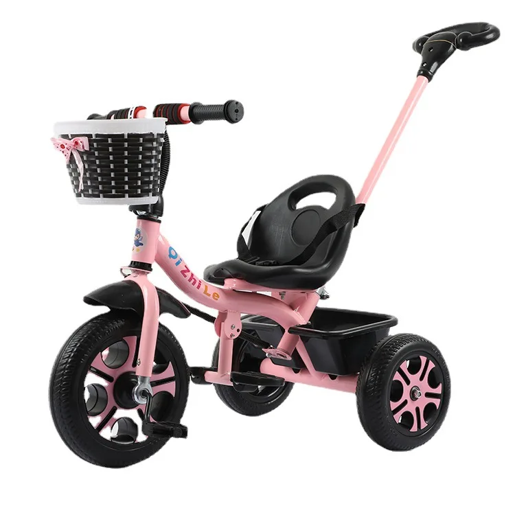 New Children's Tricycle Folding Can Lie Down 1-3-6 Years Old Children's Bicycle Baby Trolley Baby Bicycle Bicycle