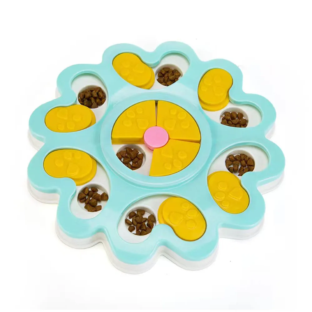 

Spot PP Material 3-color Optional Pet Slow Food Bowl Pet Puzzle Toy Puzzle Artifact Game Board Interactive Slow Food Bowl