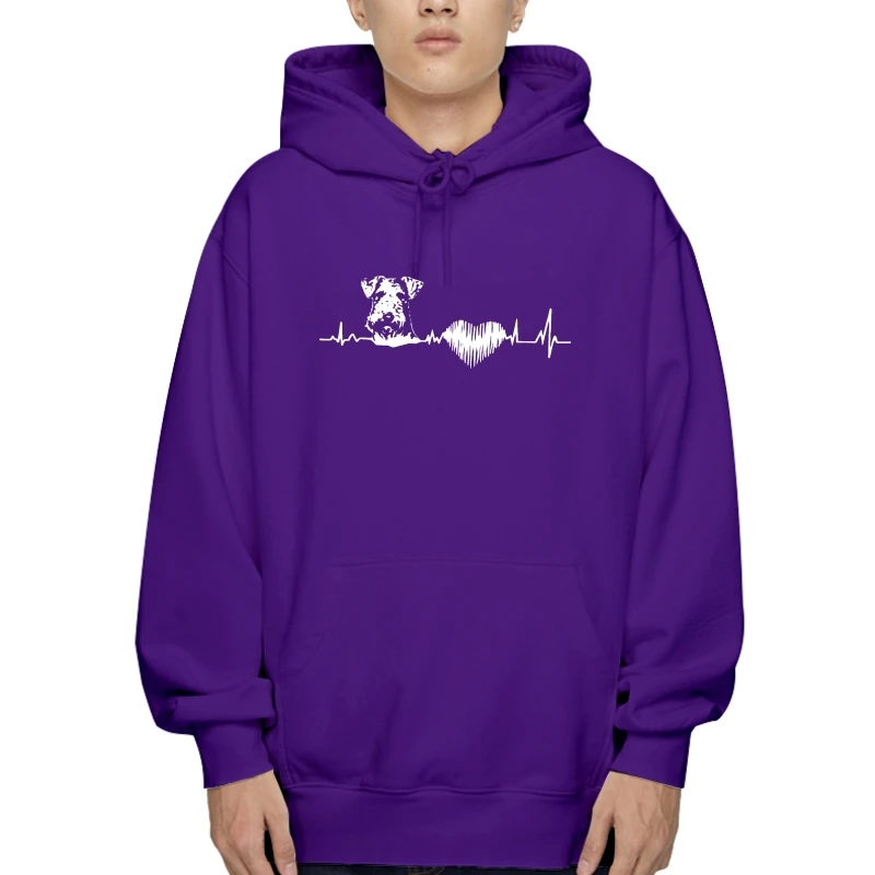 

Hoody 100% Cotton Warm Custom Printed Men Outerwear Airedale Terrier(1) Women Outerwear