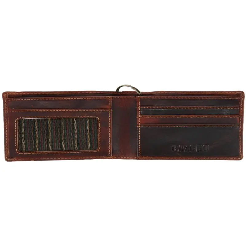RFID Vintage  Bifold Chain Wallet (Men)