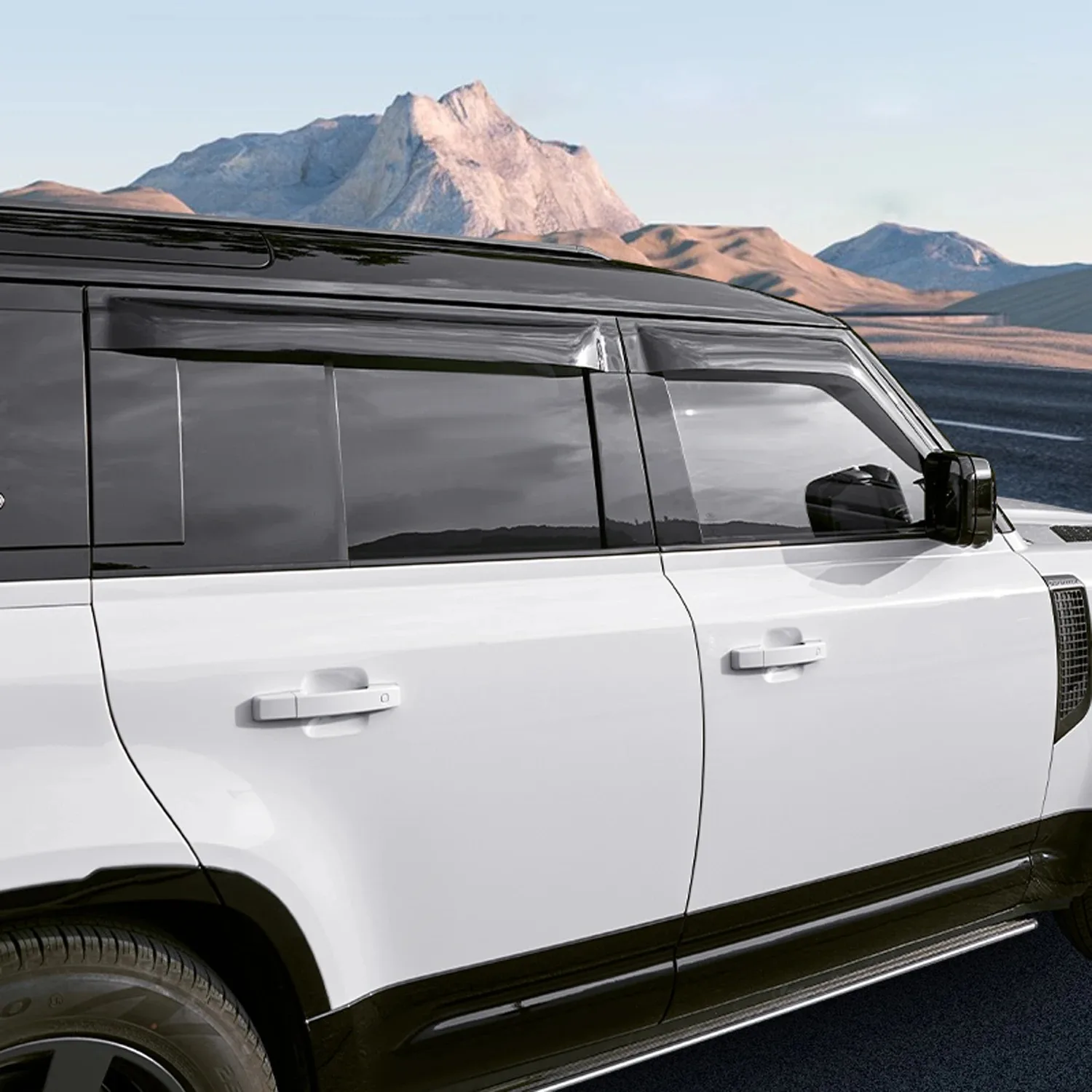 Козырёк от дождя и солнца для Land Rover Defender 90 110 2020-2023