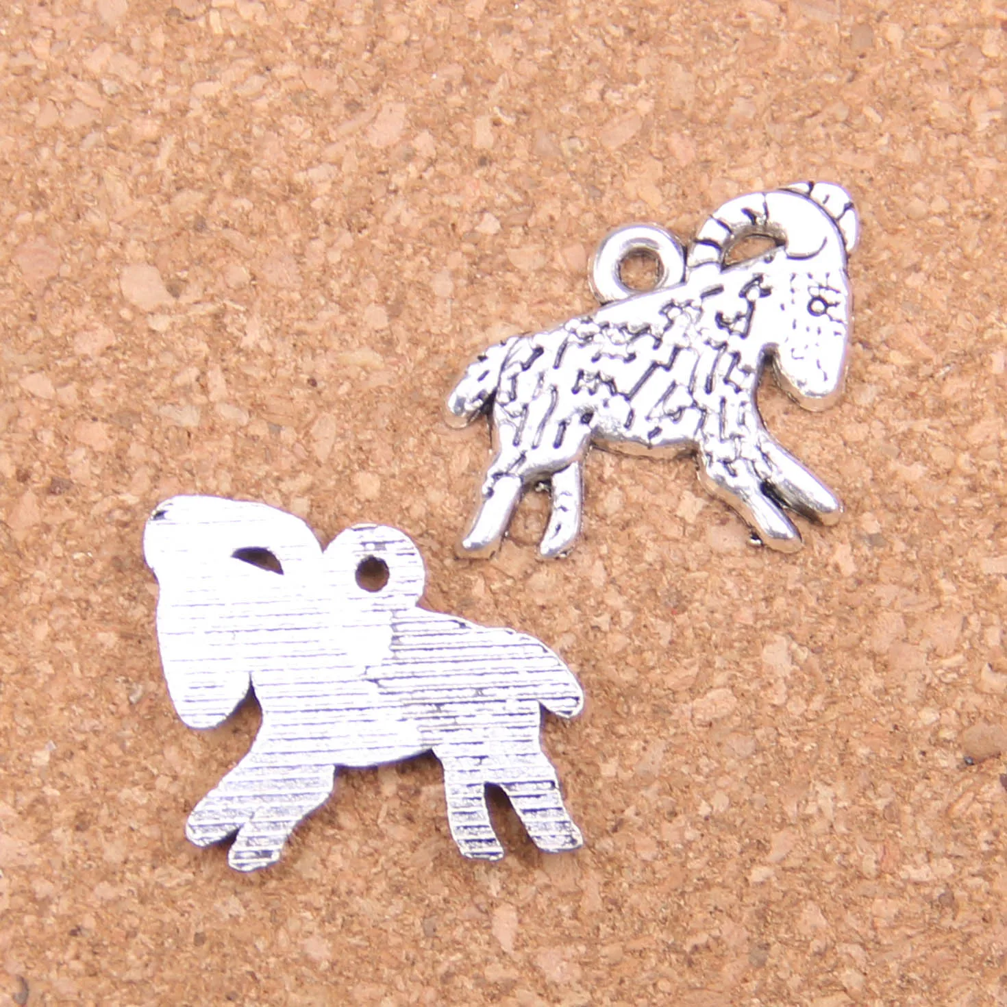

54pcs Charms goat sheep 21x19mm Antique Pendants,Vintage Tibetan Silver Jewelry,DIY for bracelet necklace