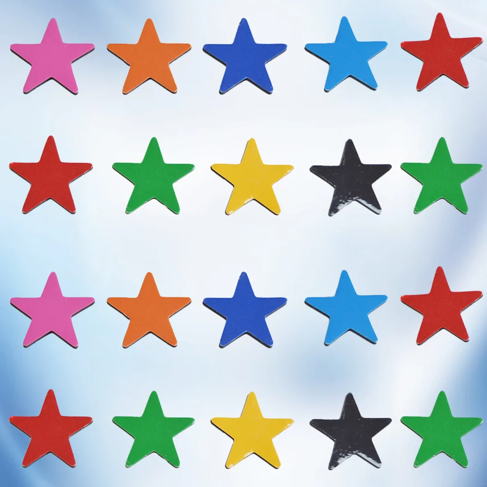 

20 Pcs Star Refrigerator Magnets Fridge Whiteboard Refrigerator Decor Work Stickers Cupboard Magnetic Sticker