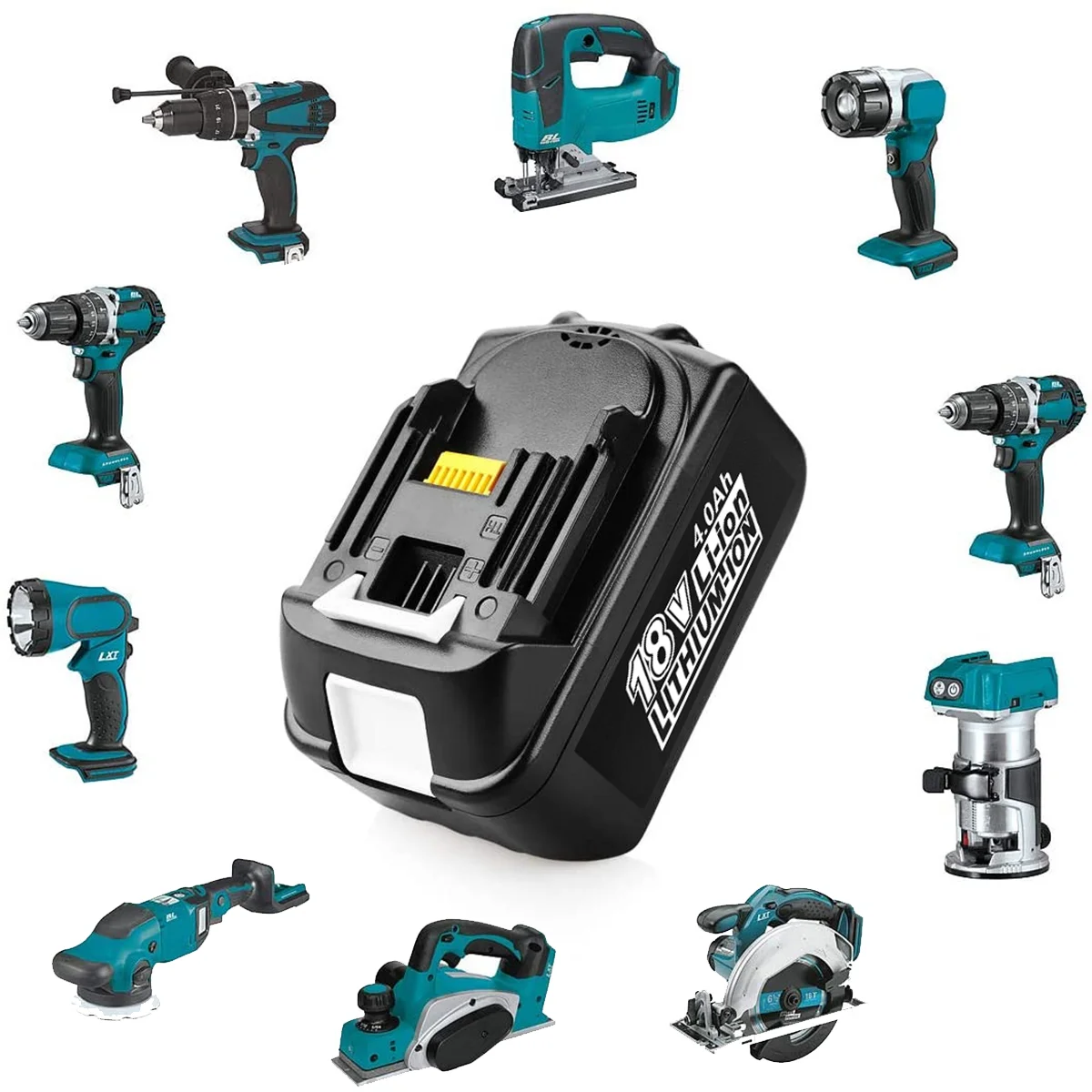 Литий-ионный аккумулятор 18 в 4000 мАч для Makita BL1860 BL1850 BL1840 BL1830 BL1820 BL1815 LXT400 с