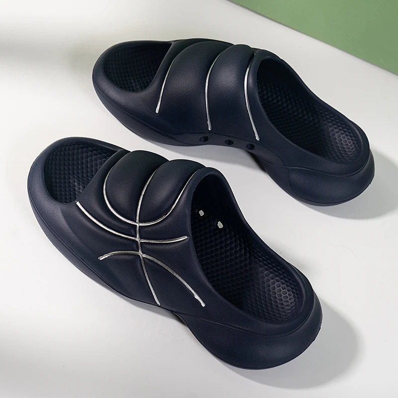 Indoor Flat Elegant Shoes For Men House Slippers Woman Non-s