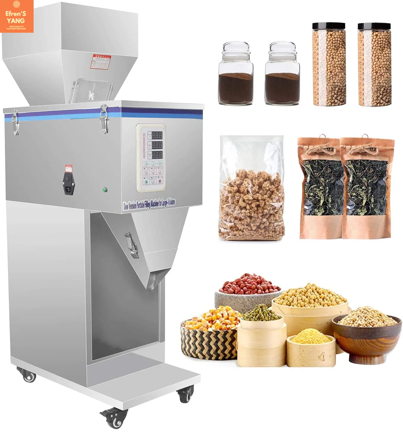 10-999G Машина для наполнения порошком взвешивание гранул вертикальная упаковочная