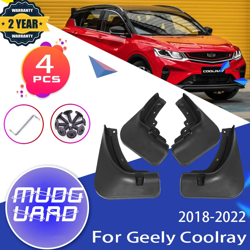

4 шт., Автомобильные Брызговики для Geely Coolray Binyue SX11 Proton X50 2018 ~ 2022 2019
