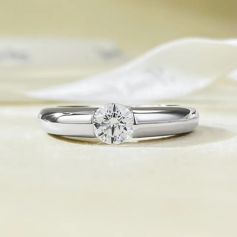 Кольцо Из Стерлингового Серебра S925 Для Женщин Европейско-американский Стиль