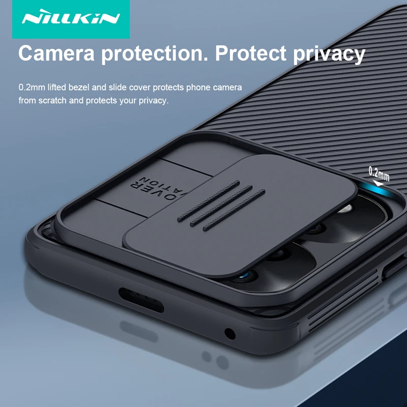 

For Honor 70 Pro Case NILLKIN CamShield Camera Lens Protection Privacy Shockproof Back Cover For Honor 70 Pro Plus