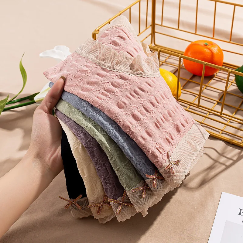 

Sexy Lace High Waist Ladies Briefs Plus Extra Large Size Underwear Women Crotch Lingerie Panties Fat Baby Gift