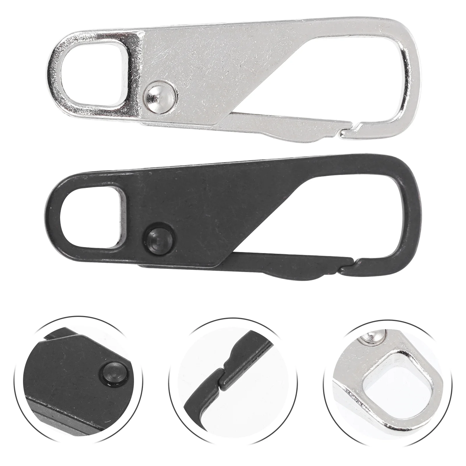 

Zipper Replacement Repairmetal Parts Charms Fixer Zip Handle Handles Pullers Jacketextenders Pulls Luggage Slider Tags Tabs
