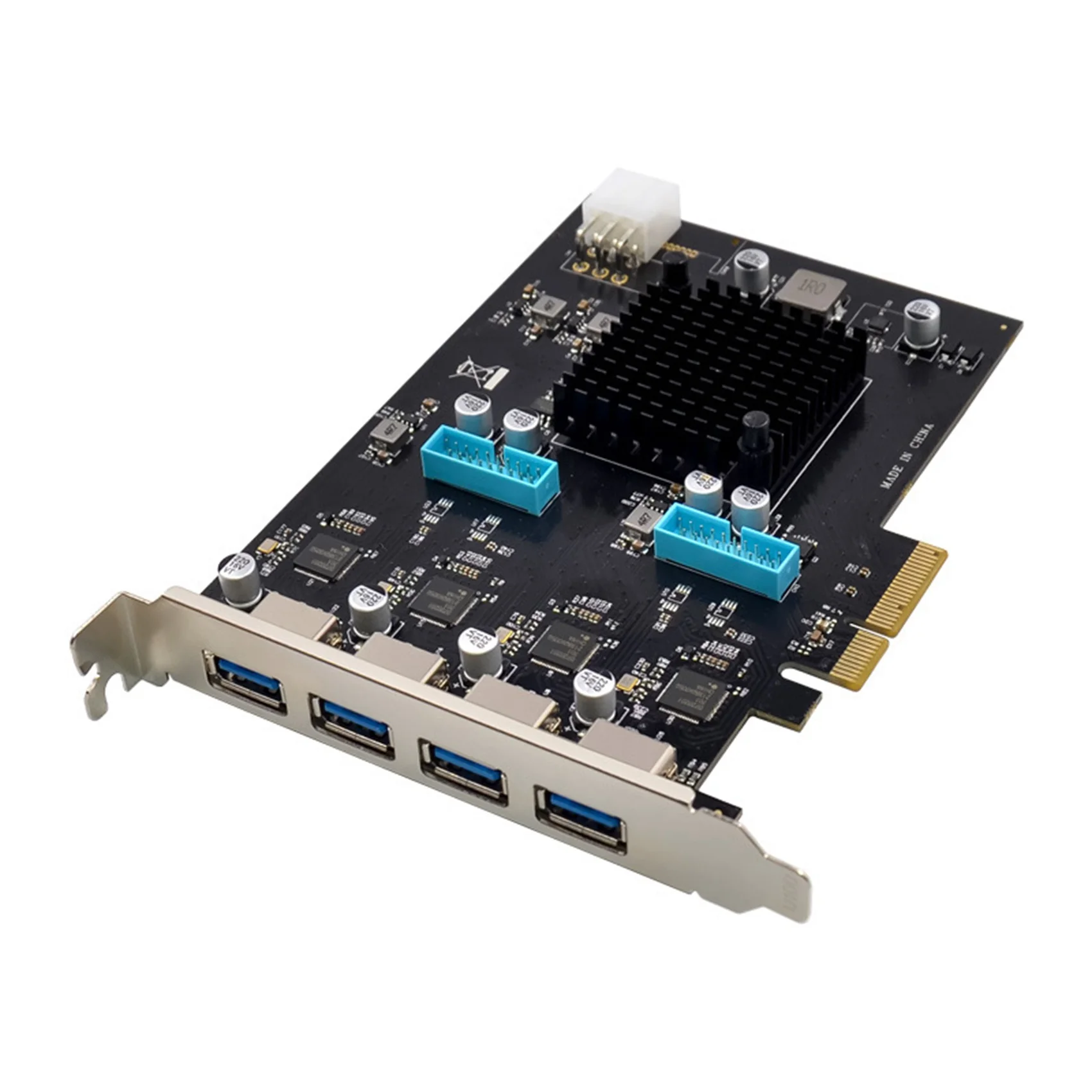 

PCI-E X4 NEC720201 Adapter Card USB3.0 Industrial Grade Device Master Expansion Card 4 Channel USB3.0 Control Card