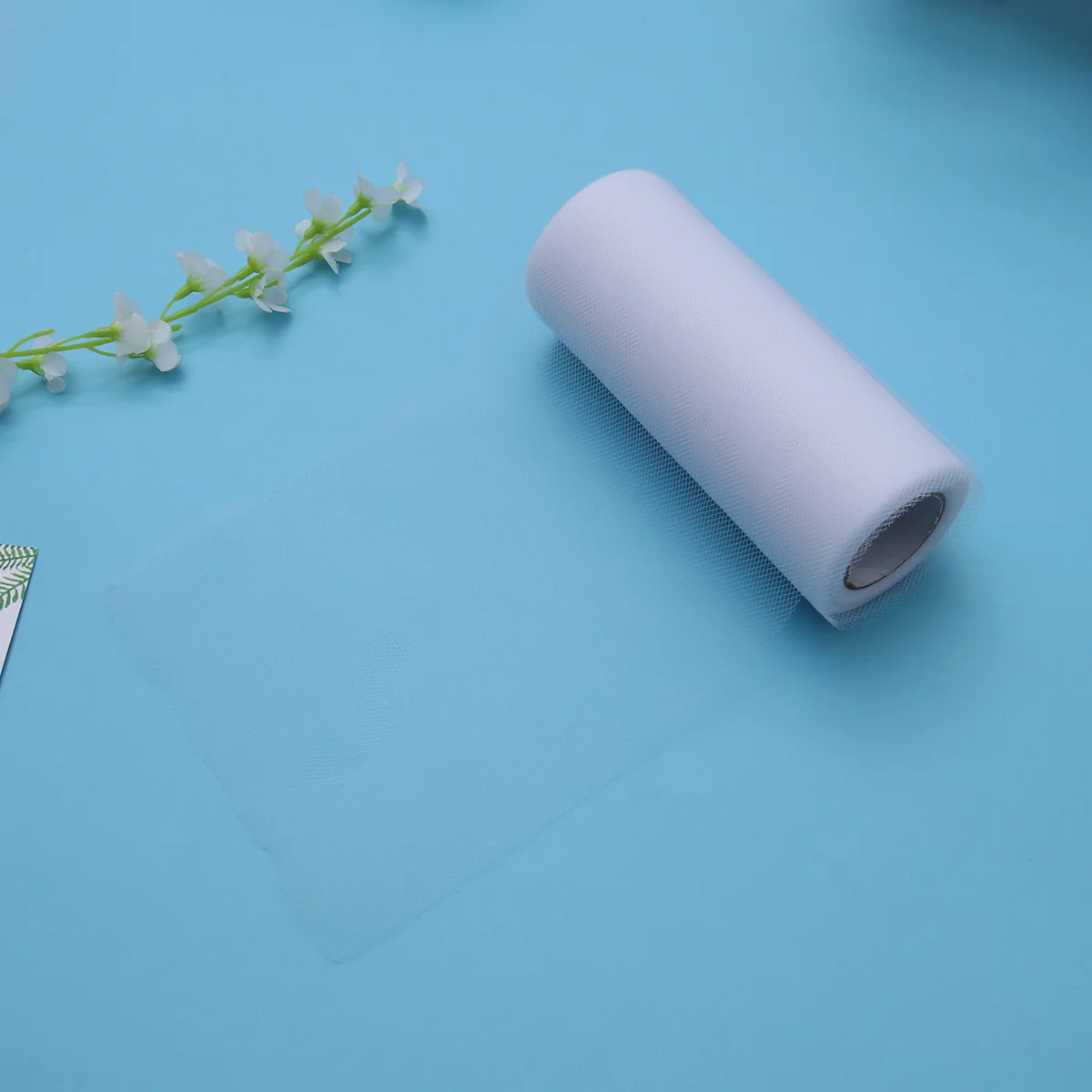 

Tulle Fabric Roll Tutu Tüll Wedding White Tüllrolle Hochzeit Stoffrolle Tüllband Craft Ribbon Decoration Stoff