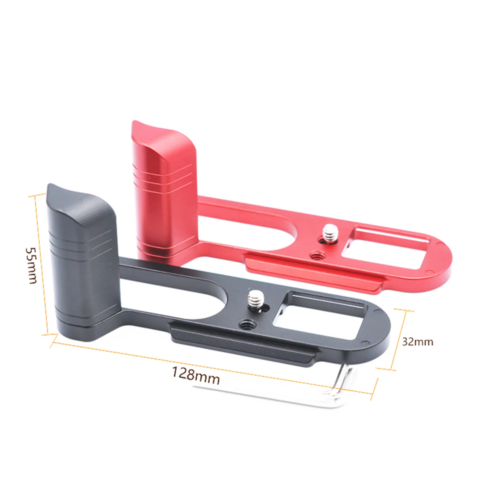 

2 Colors Aluminum Camera Hand Grip Bracket & Wrench L Shape Quick-Release Plate Mount For Leica Q2 Camera