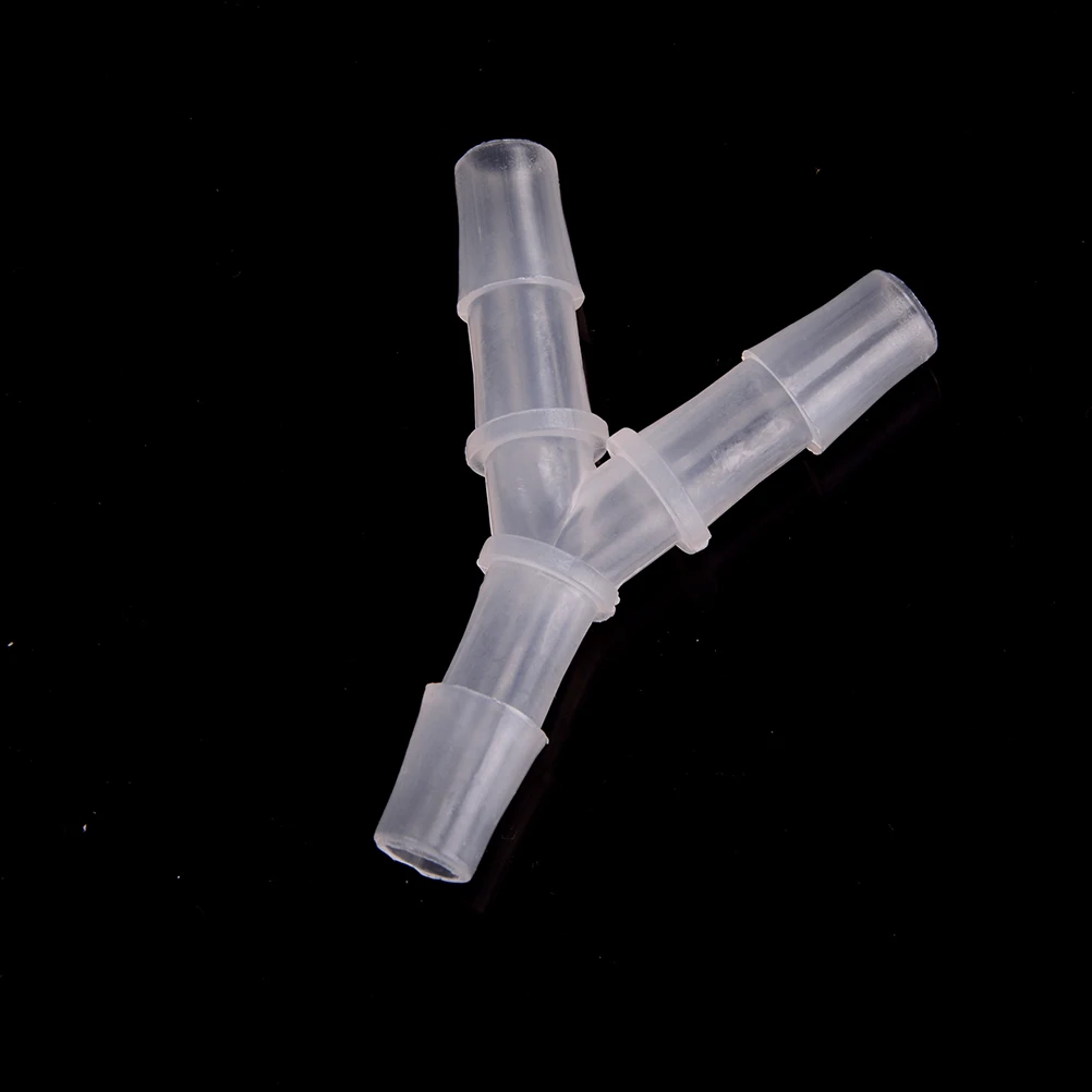 Y-образные соединители для шлангов водопроводных труб, равные тройнику, пластиковый шланг, 5 размеров, аквариумная трубка 3,5-12,7 мм, 1 шт.