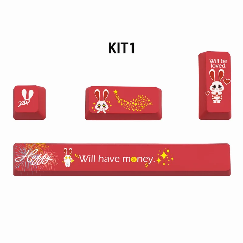 Новая Механическая клавиатура колпачки для клавиш пятисторонние клавиши с