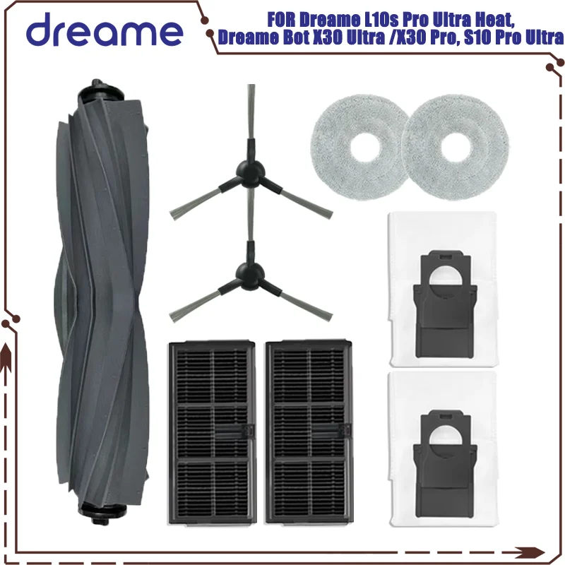 

Комплект запчастей для Dreame L10s Pro Ultra Heat, Dreame X30 Ultra / X30 Pro, Mova E30 Ultra
