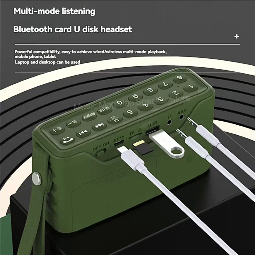 SANSUI F71 Bluetooth-колонки FM-радио HI-FI сабвуфер поддерживает выход для наушников