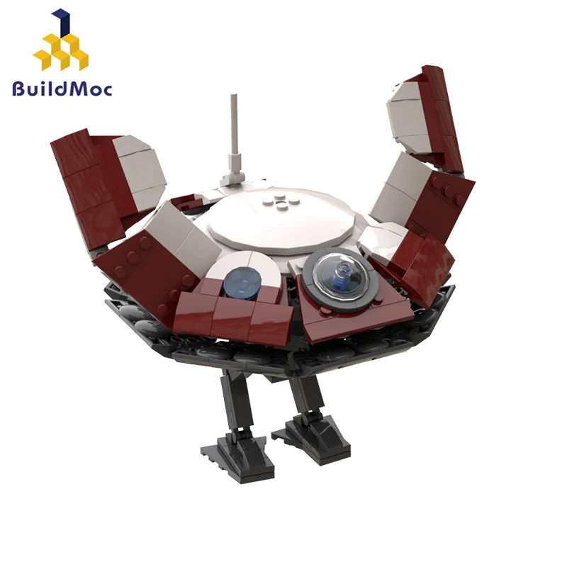 

BuildMoc Sci-Fi Obi-Wan LolaKenobi Robot Building Blocks Kit Space Wars Destroyer Mecha Scout Bricks Toys For Children Xmas Gift