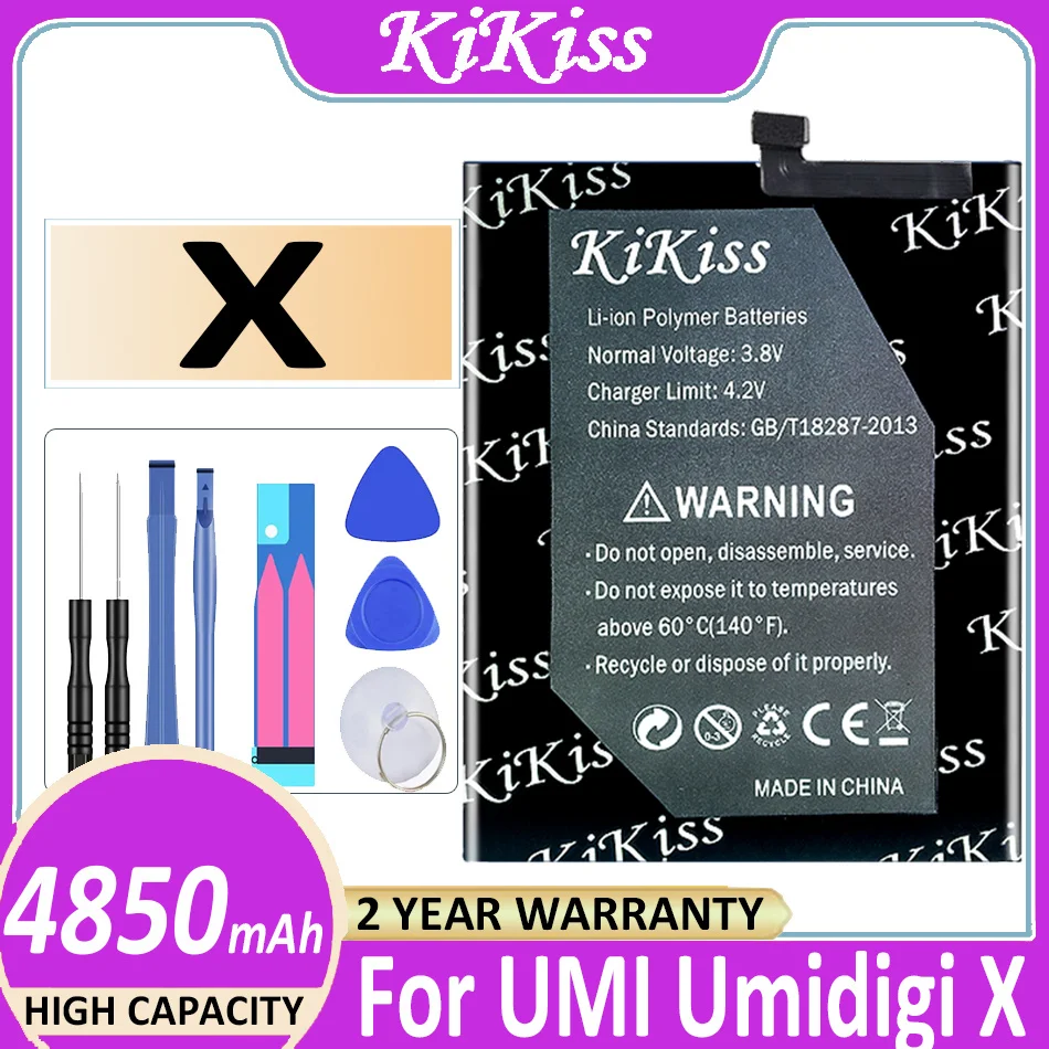 

Оригинальный аккумулятор KiKiss 4850 мАч для UMI Umidigi X Bateria